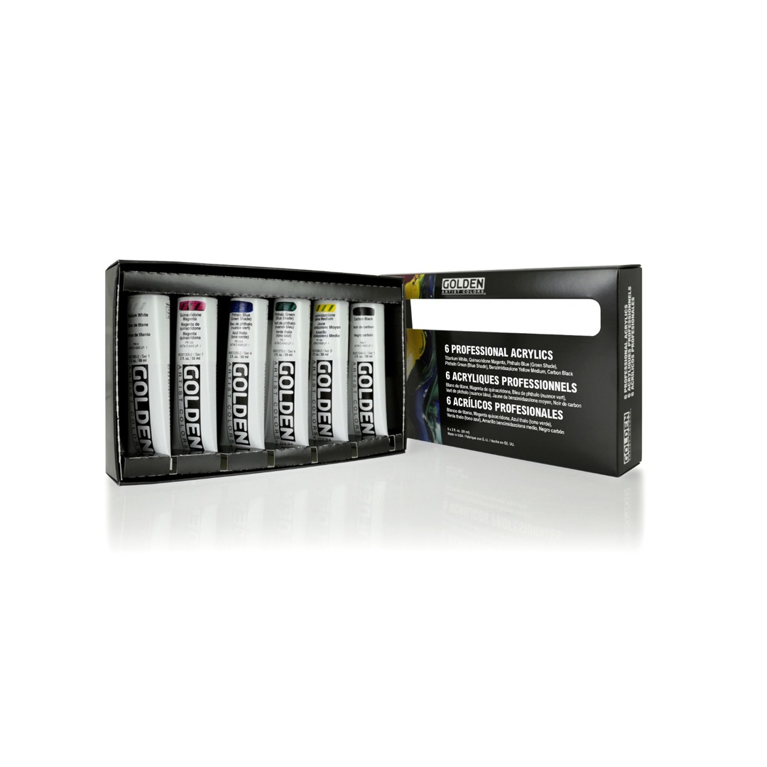 HB PROFESSIONAL ACRYLIC SET OF 6X59ML