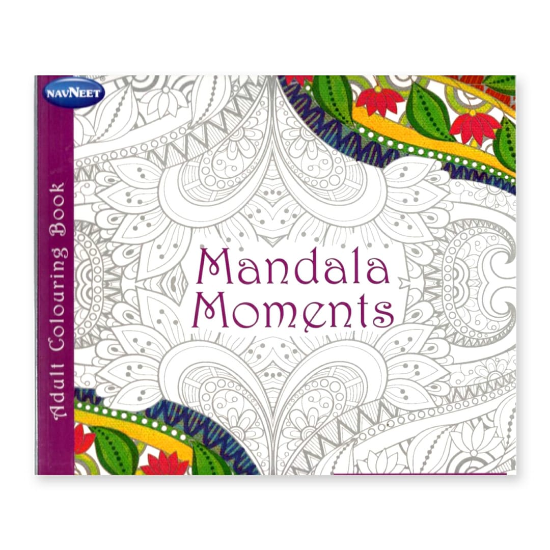 Navneet Adult Colouring Book 4- Mandala Moments