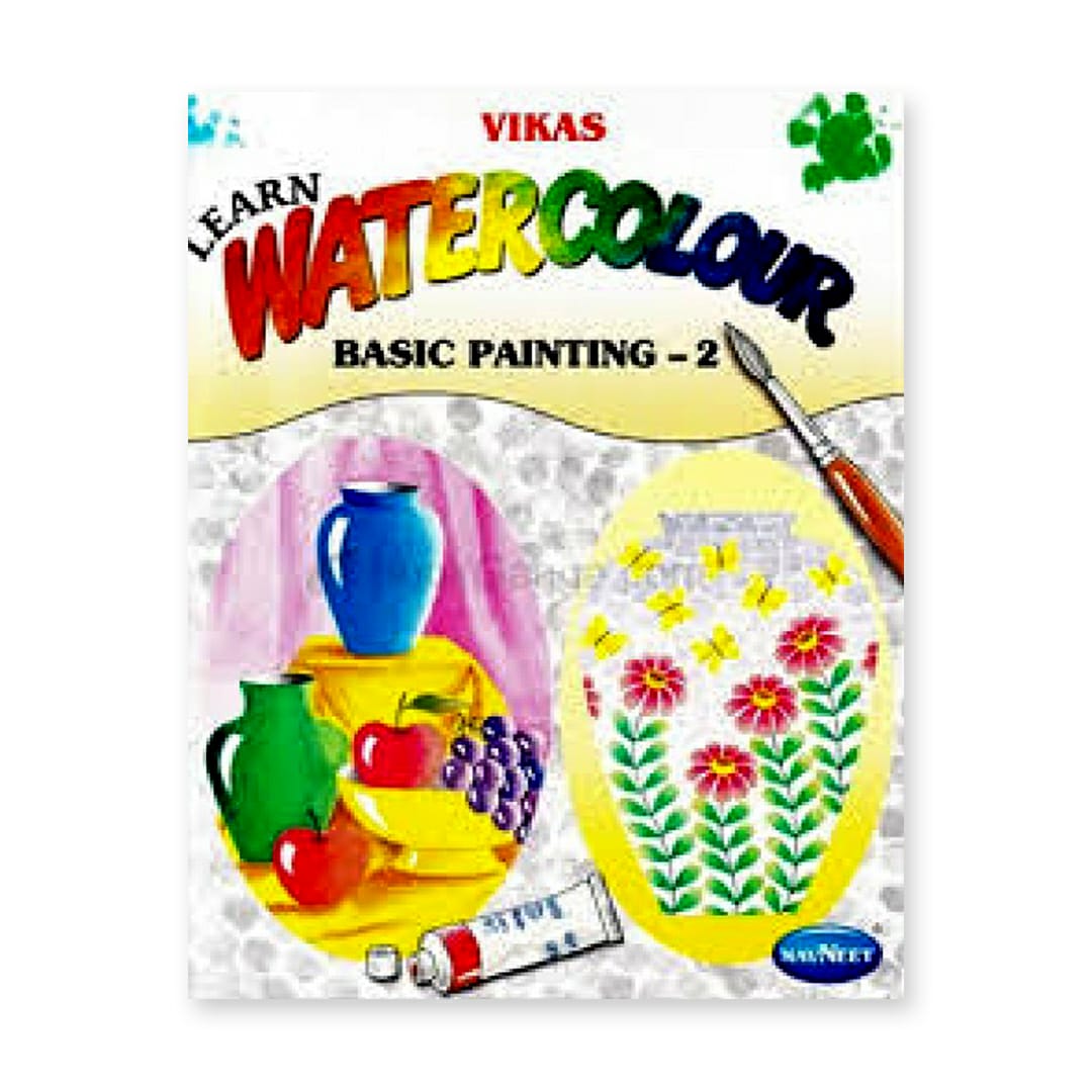 Navneet Learn Watercolour Basic Painting Book 2