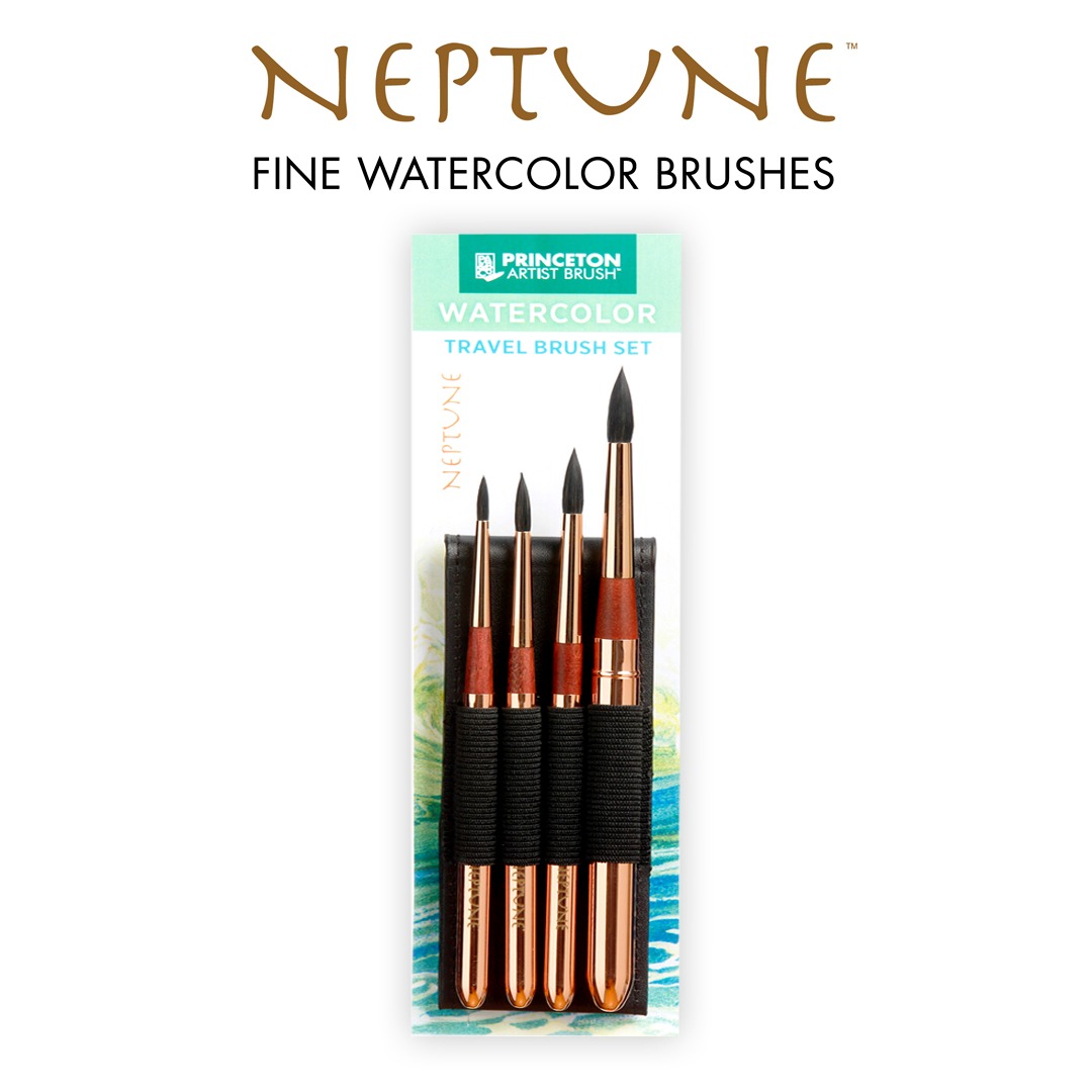 Neptune Professional Travel Princeton Brush Set