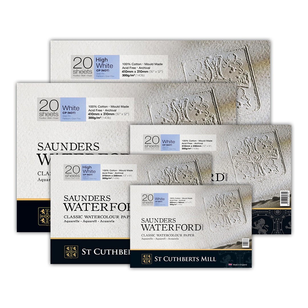 Saunders Waterford Watercolour Paper Pads (Cold Pressed))