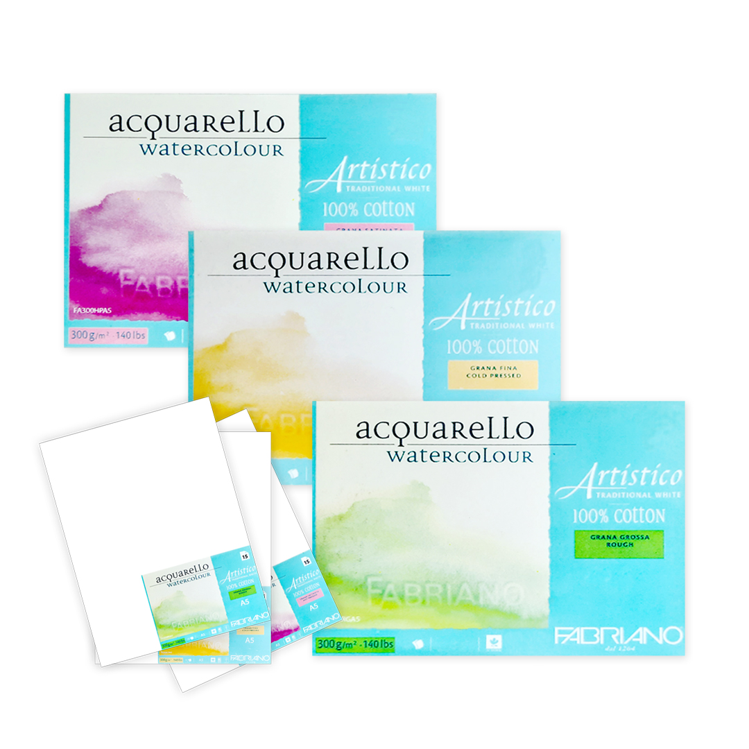 Fabriano Artistico Traditional White Watercolour Blocks