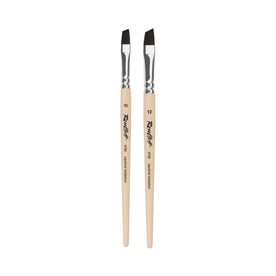 ROUBLOFF ANGULAR BRUSH- SQUIRREL IMITATION (1F60) SIZE 10 & 12