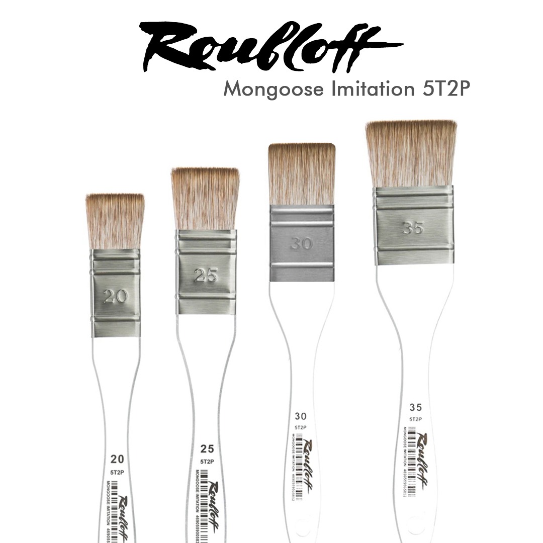 ROUBLOFF FLAT BRUSH- 5T2P MONGOOSE IMITATION