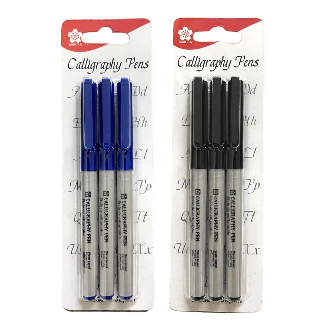 Sakura Calligraphy Pens Pack of 3