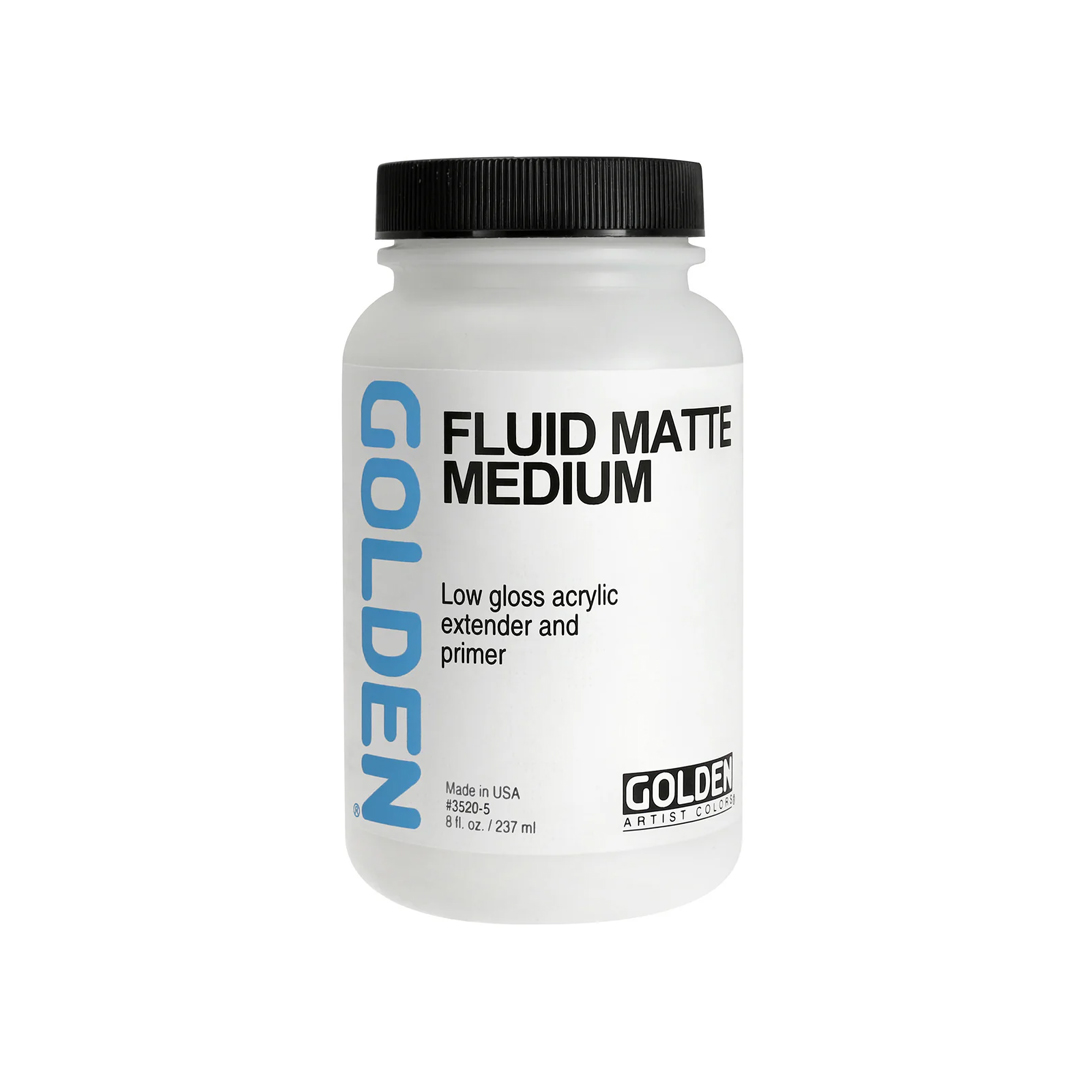 GOLDEN ACRYLIC MEDIUM MATTE MEDIUM 236 ML 0003520-5